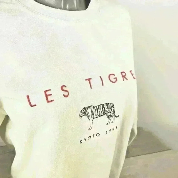 TOPSHOP Les Tigres Crewneck Embroidered Sweatshirt - Picture 14 of 15